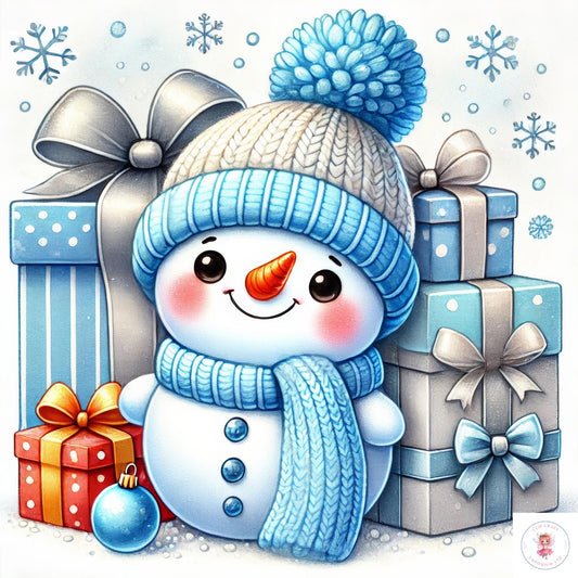 15 Cute Snowman Clipart