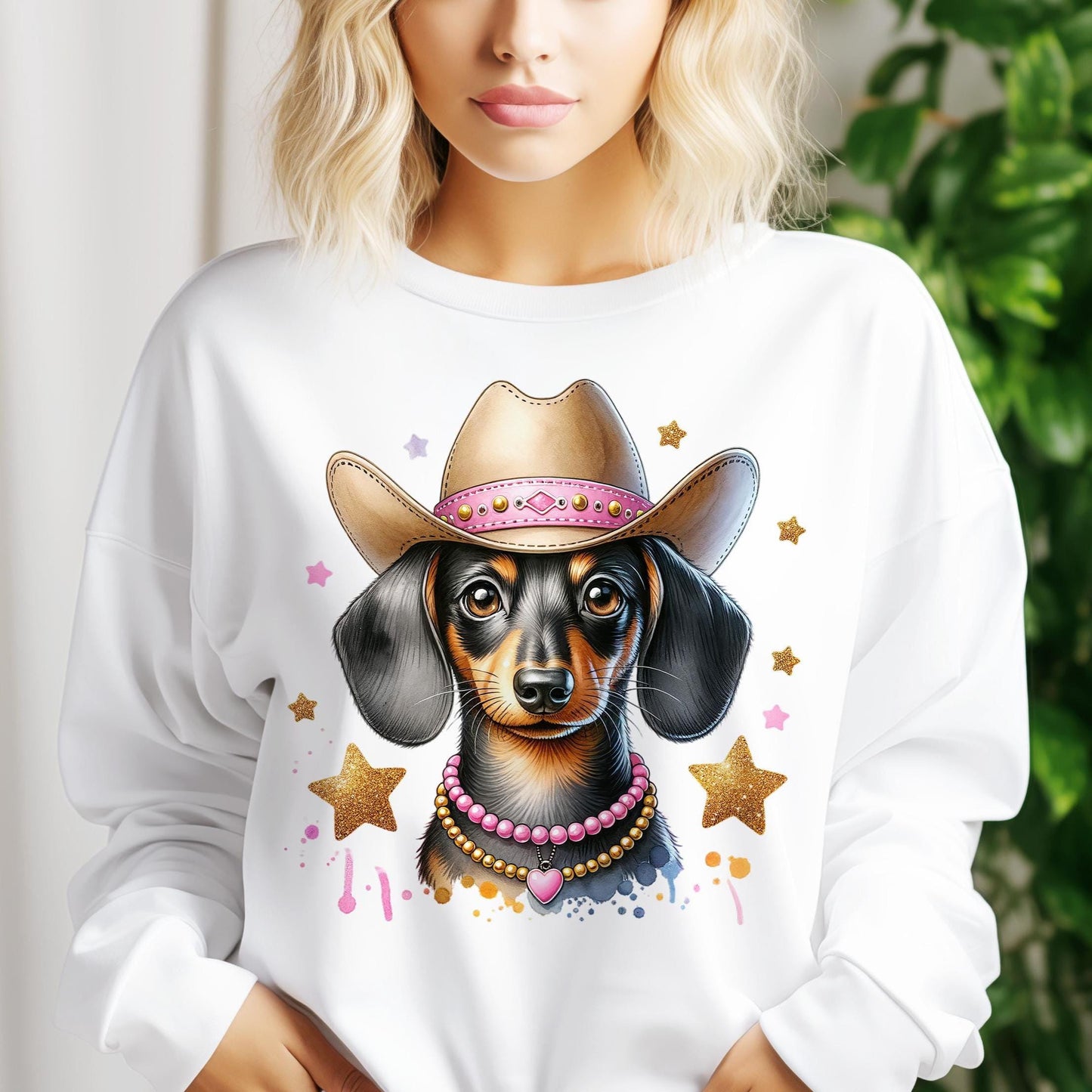 Dachshund Cowboy Hat PNG