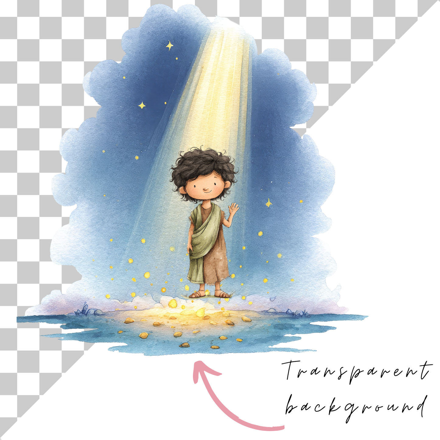 Bible Stories & Characters Mega Bundle | 1100+ Christian Clipart PNGs Commercial Use