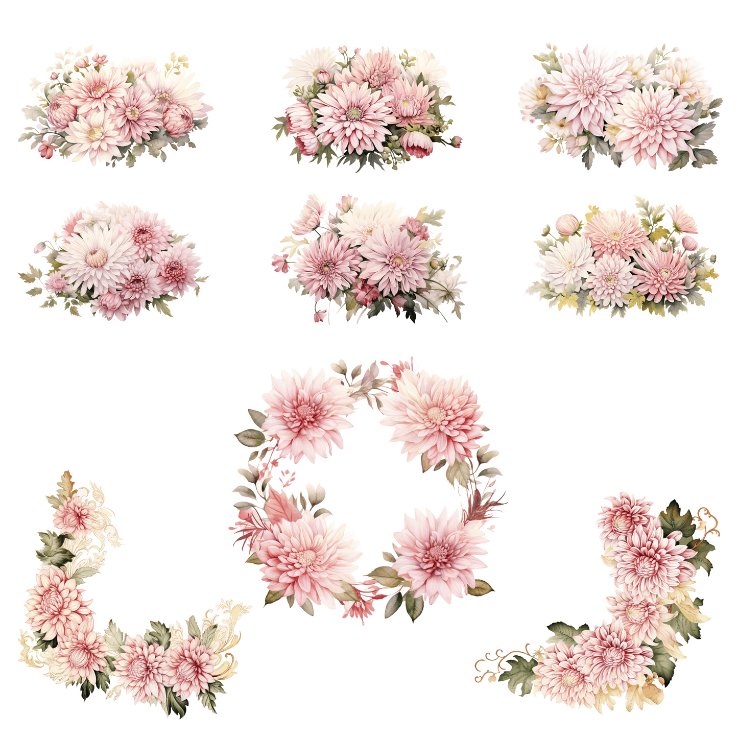 a bunch of flowers that are in the shape of letters