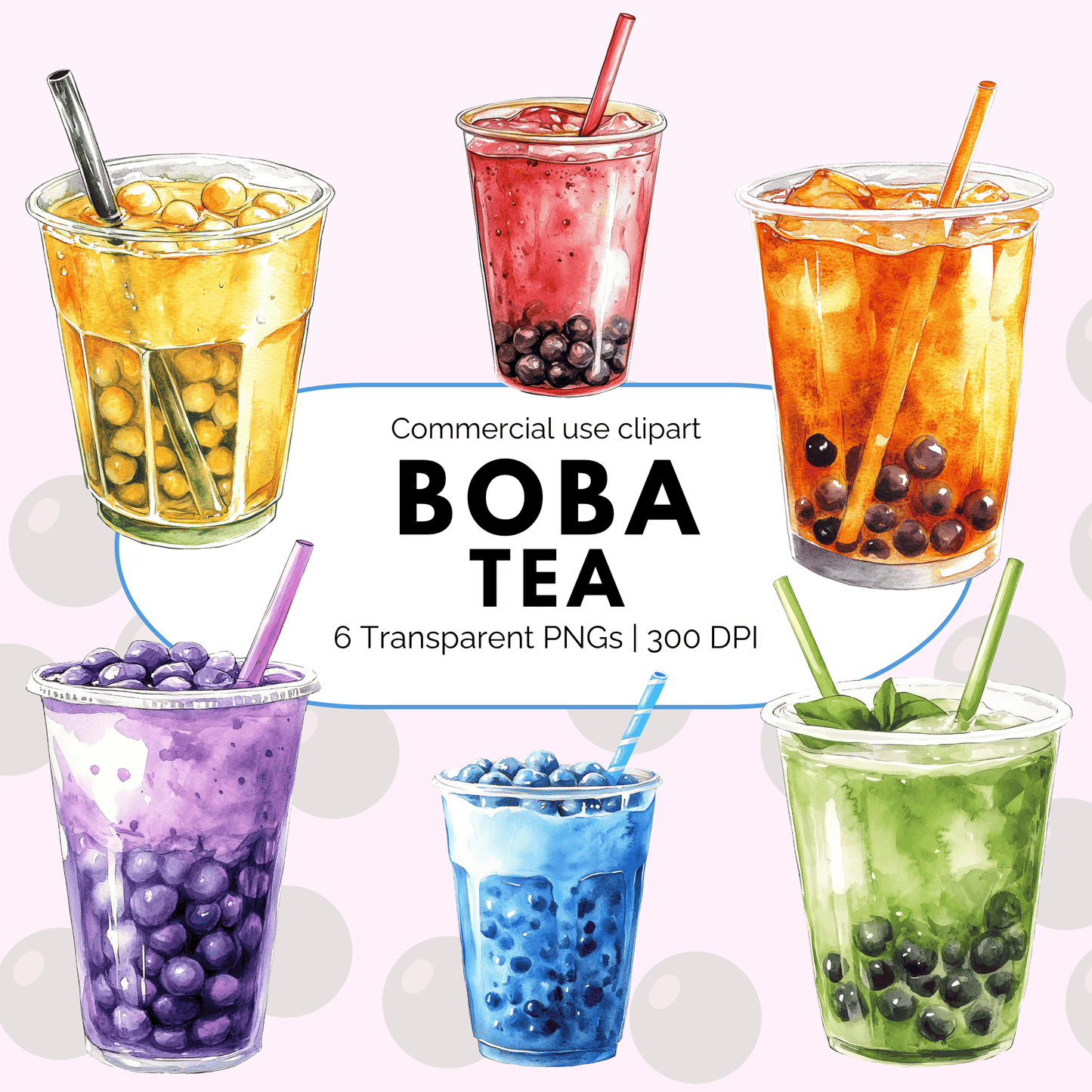 Boba Tea Clipart