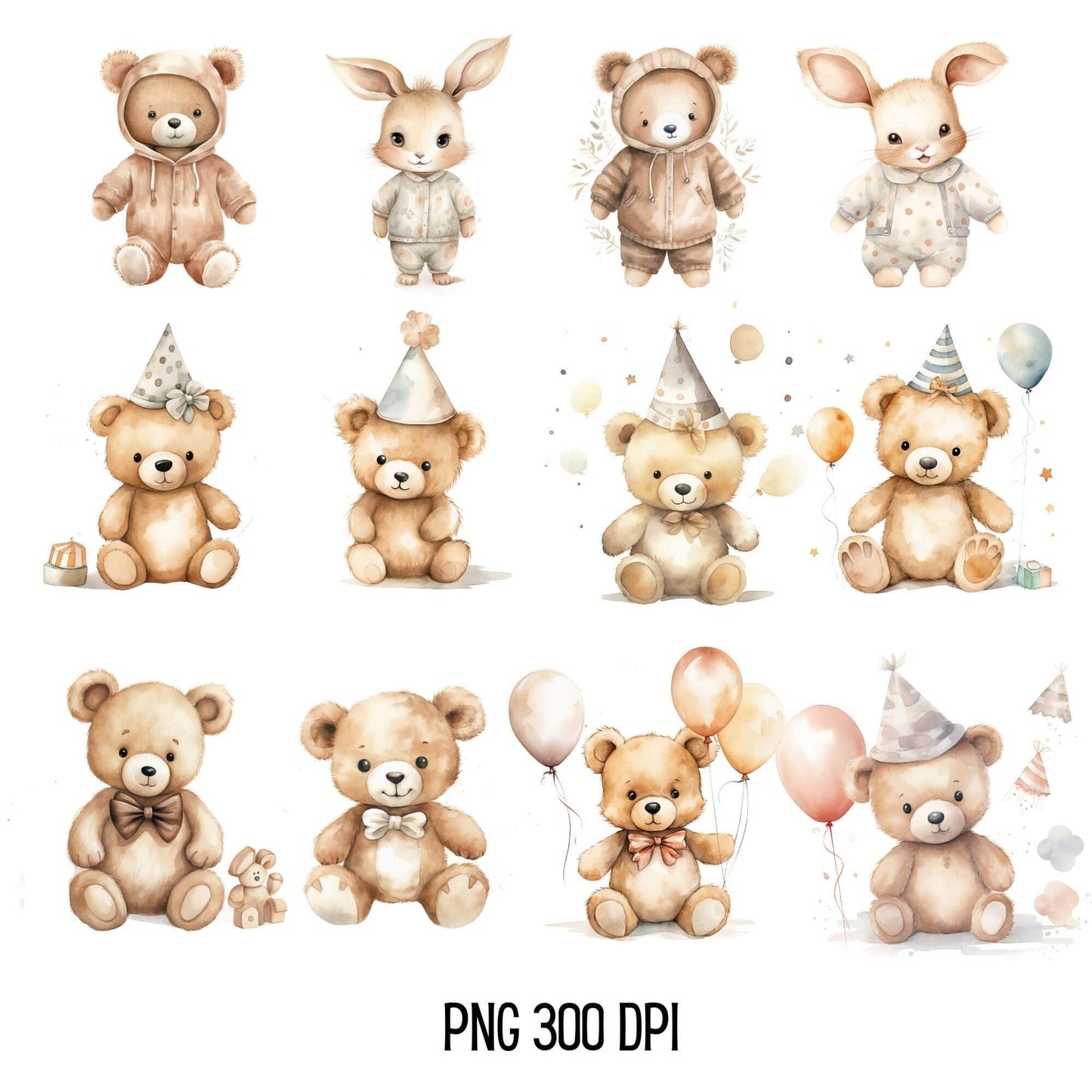 Boho Baby Shower Clipart