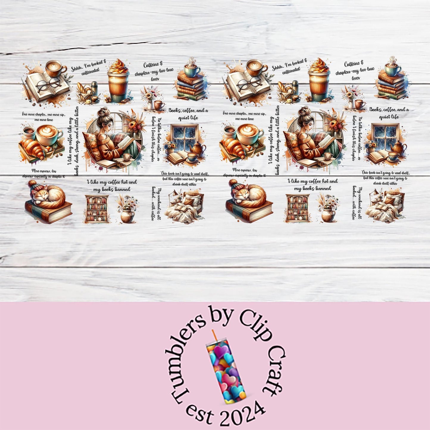 a stamp with a bunch of pictures on it