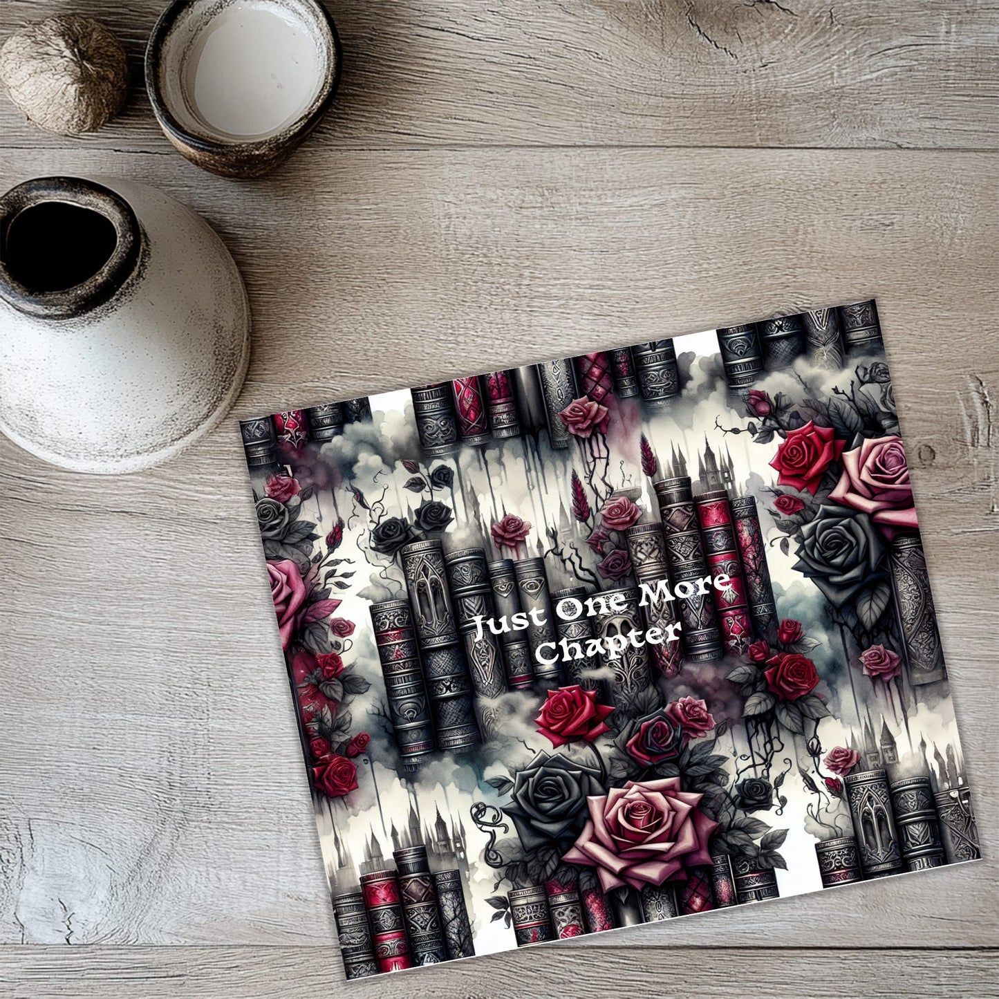 Bookish Dark Romance Tumbler Wrap