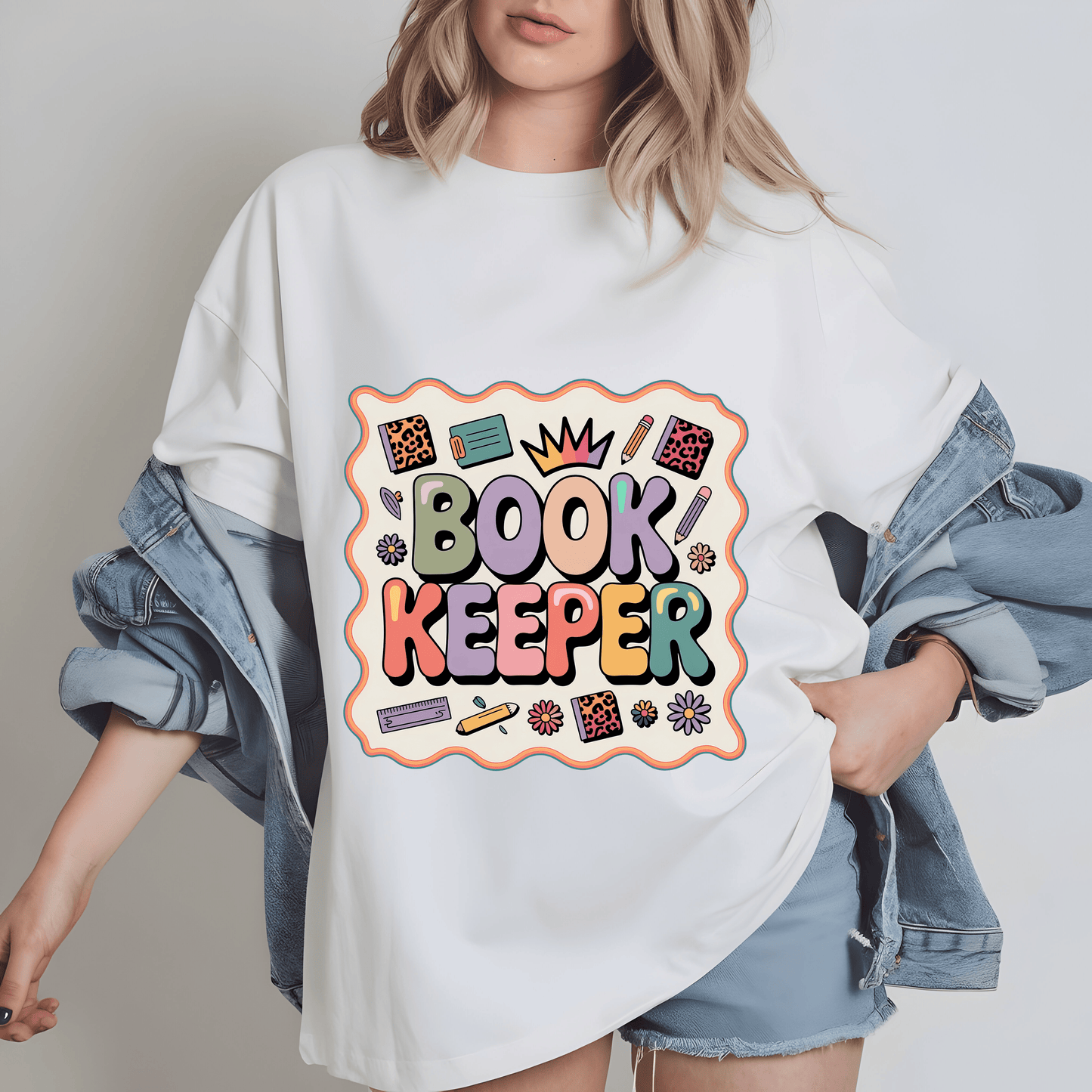 Bookkeeper Sublimation PNG | Cute Accountant Coquette Shirt Design