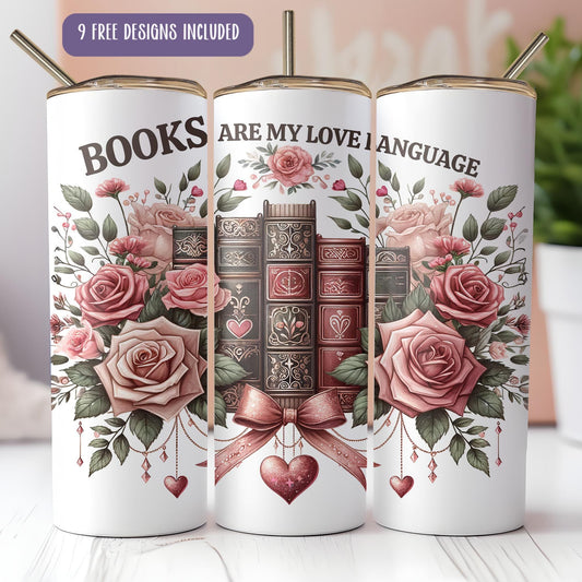 three books are my love language coffee mugs