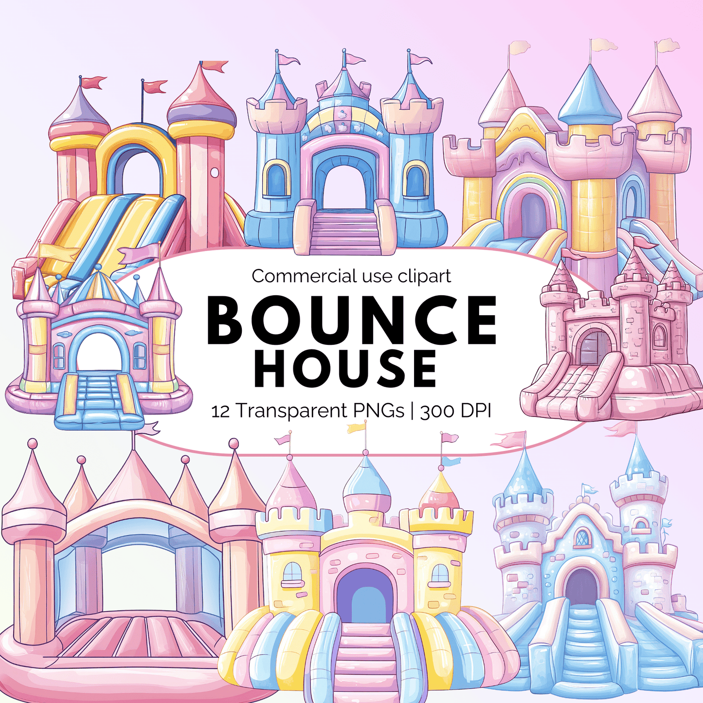 Bounce House Clipart