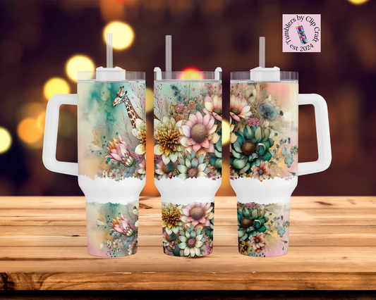 a couple of cups that are sitting on a table