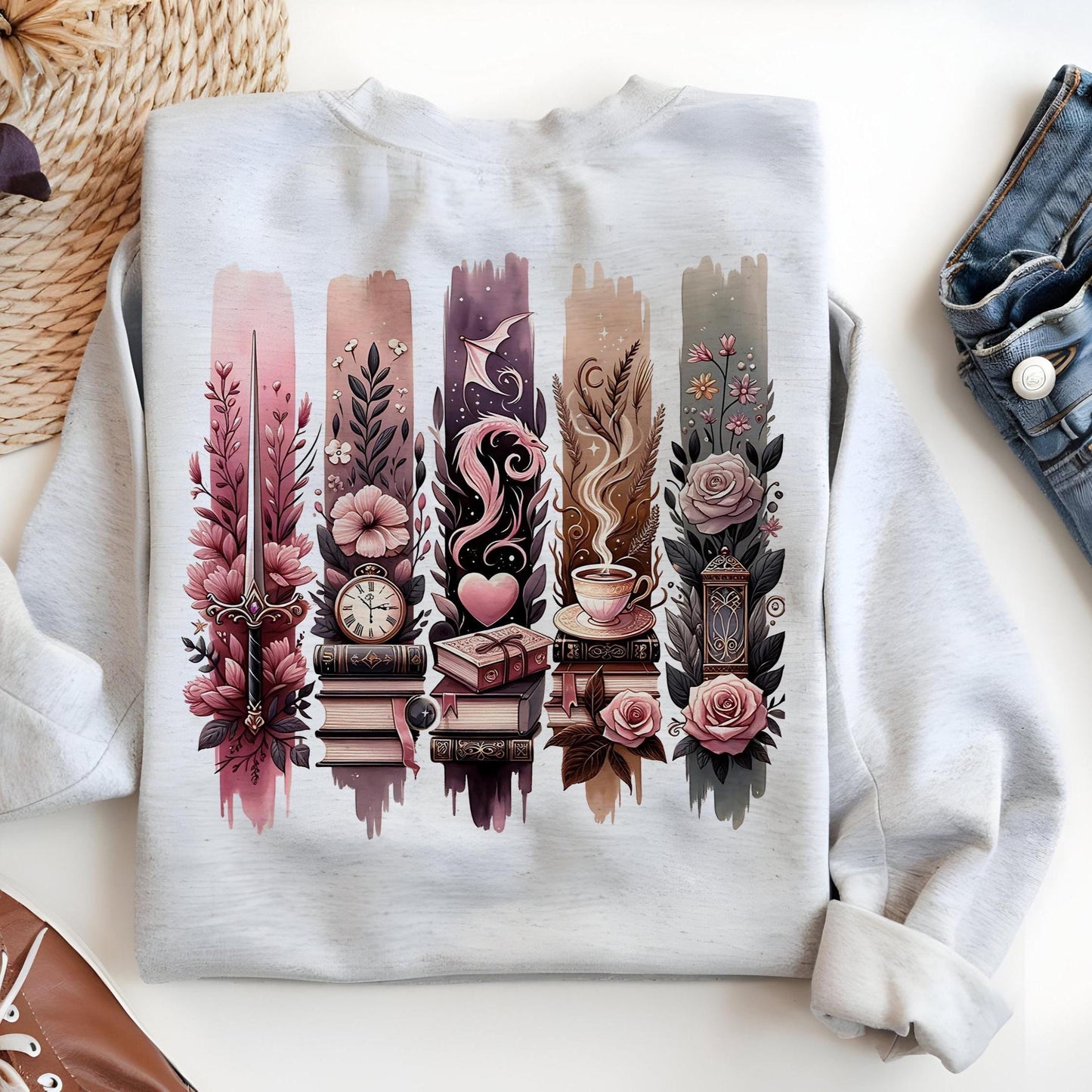 Bookish Cozy Readers PNG