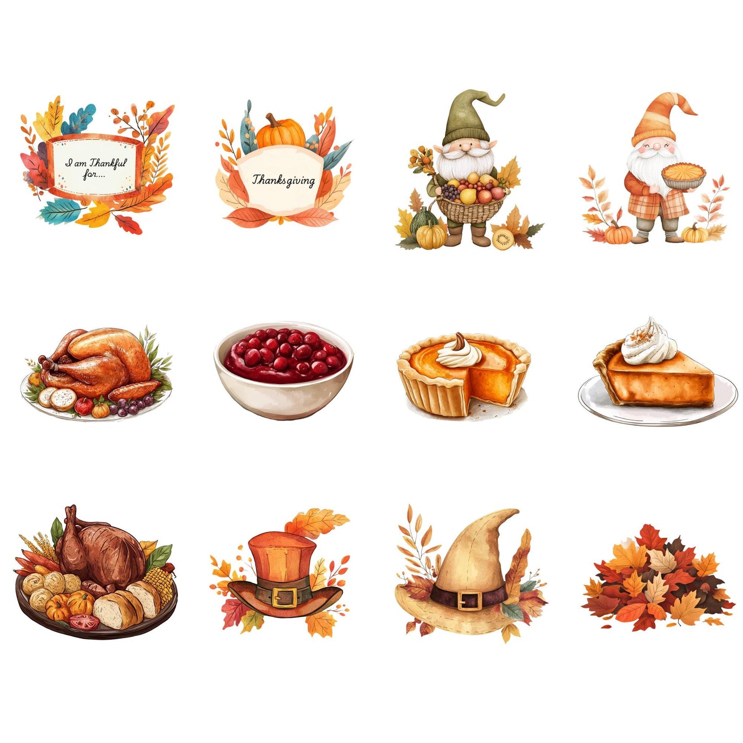 Clipart del Día de Acción de Gracias