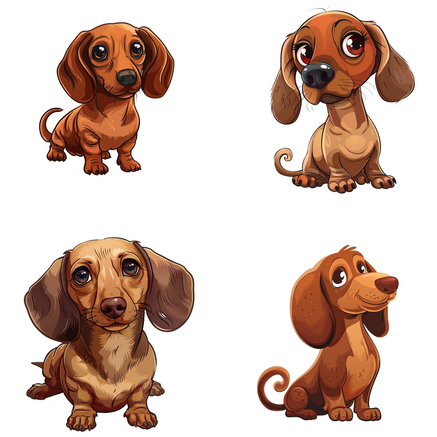 Dachshund Dog Clipart
