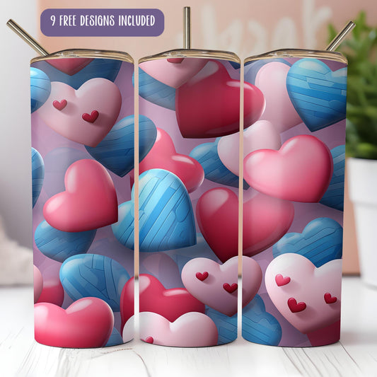 a couple of cups sitting on top of a table