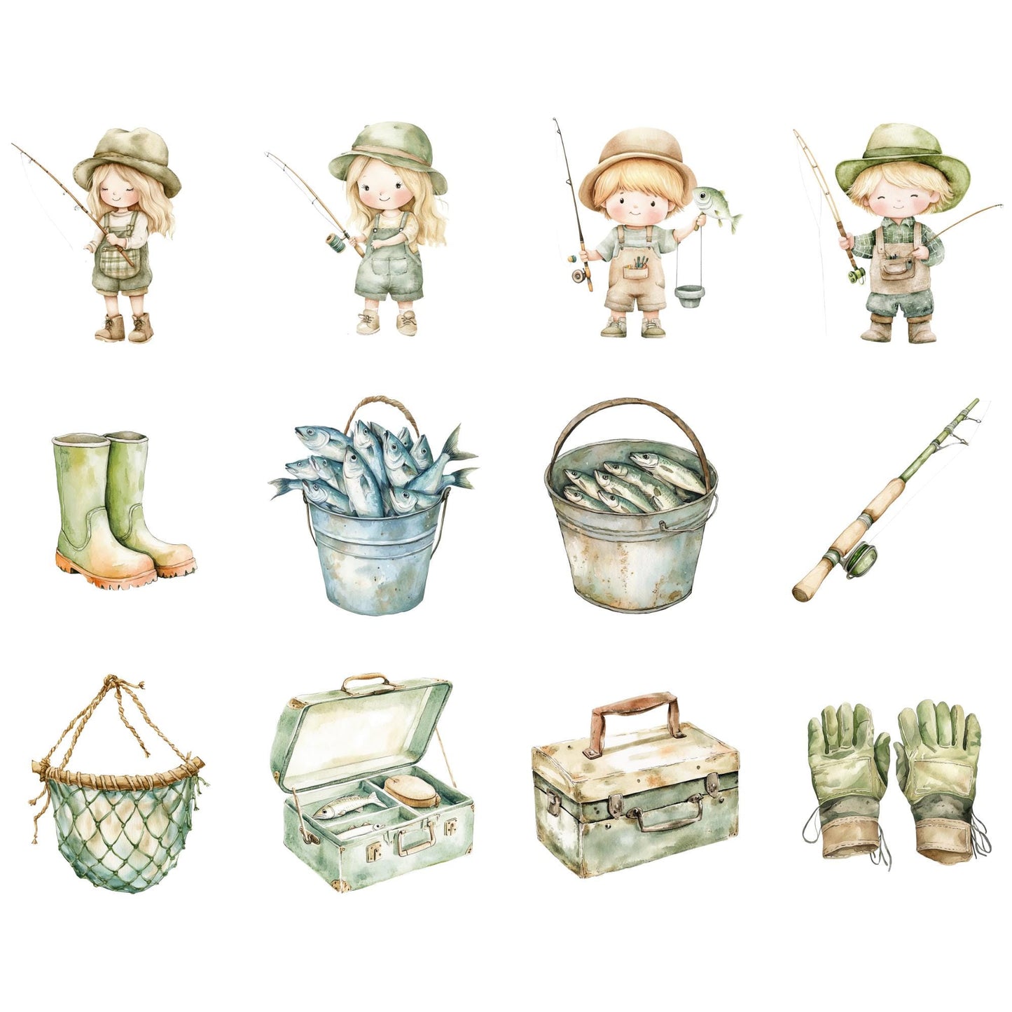 Little Fisherman PNG