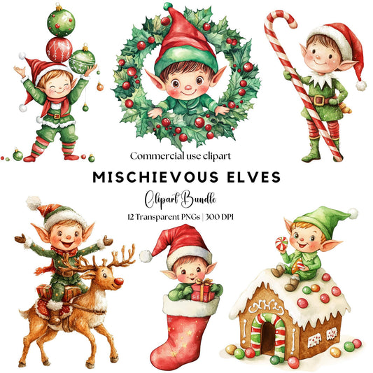 Mischievous Elf Clipart
