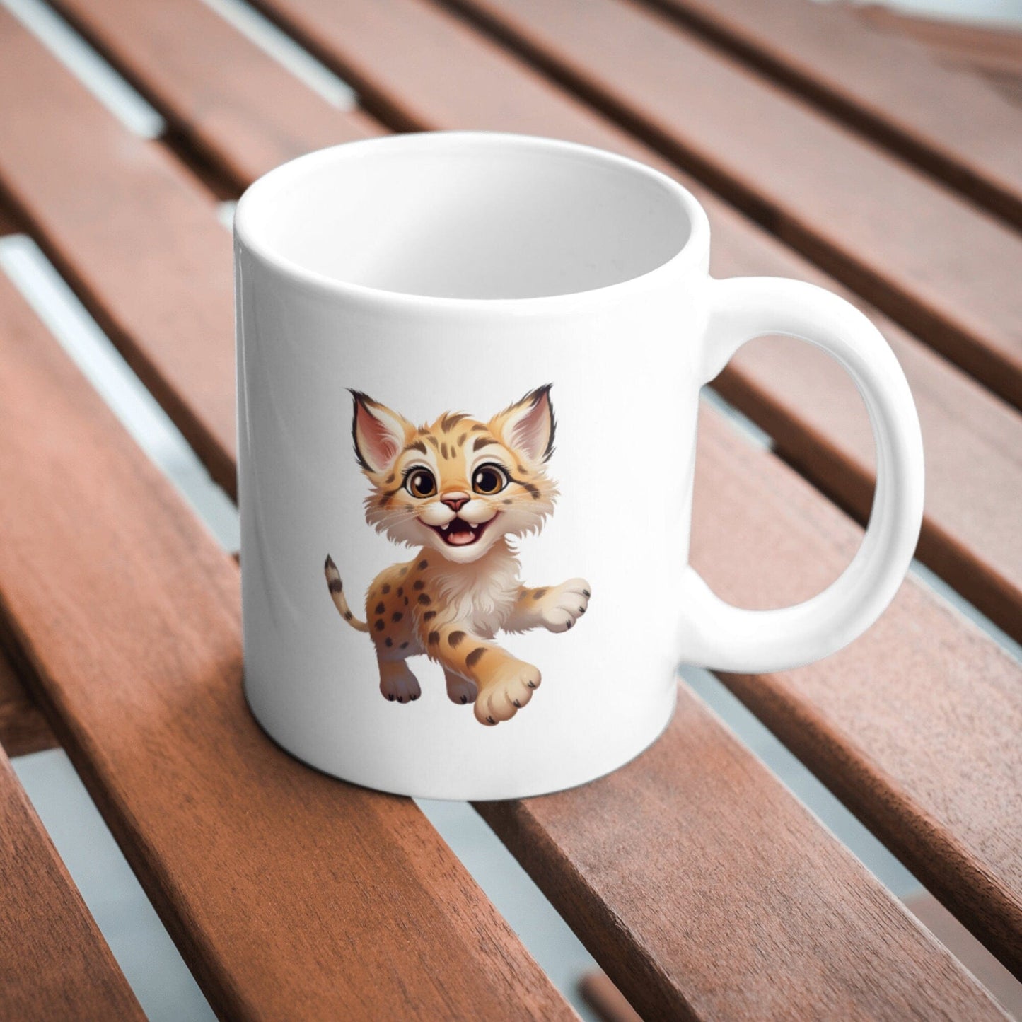 Cartoon watercolor Lynx Clipart