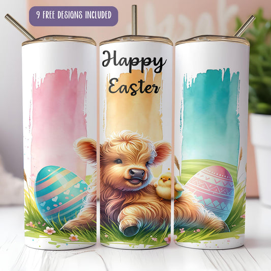 a couple of cans with a picture of a dog and a duck on them