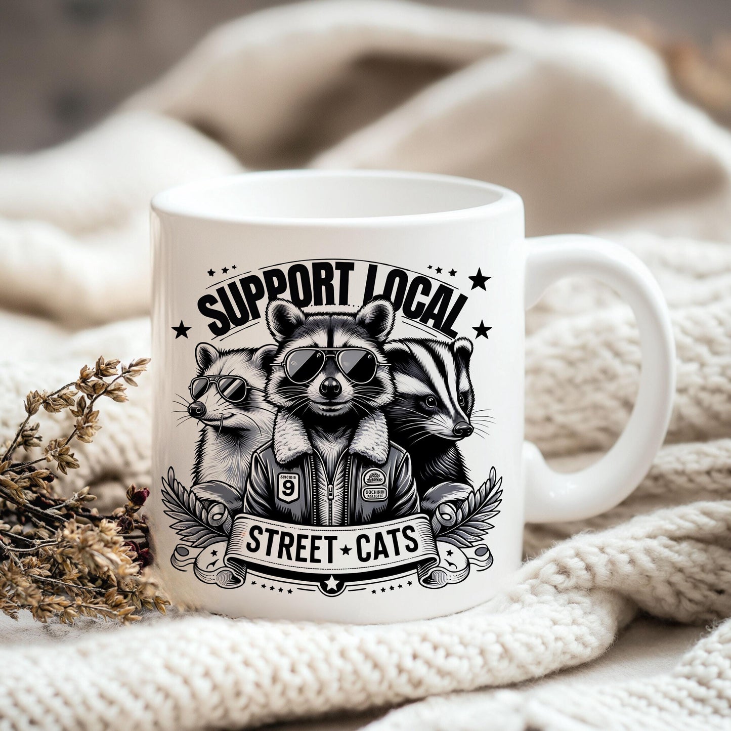 Support Your Local Street Cats PNG