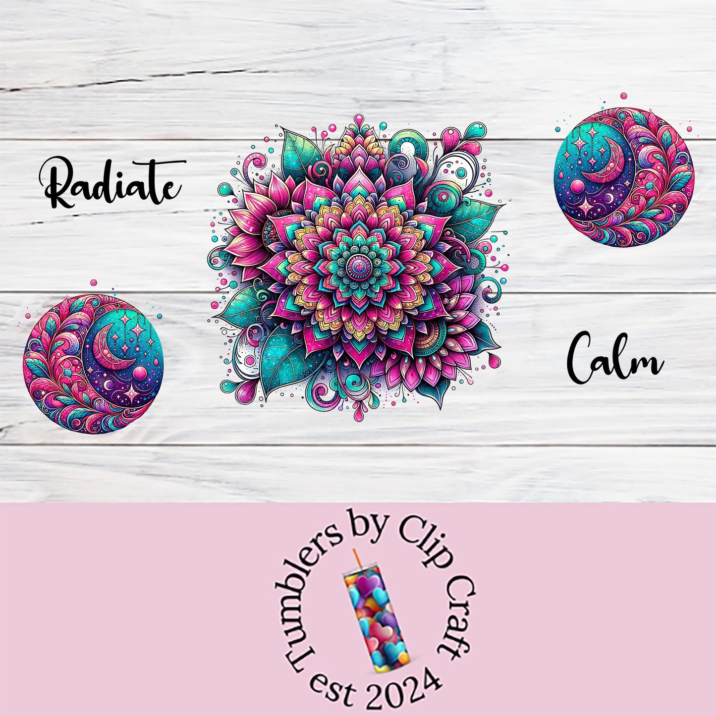 a picture of a flower on a wooden background