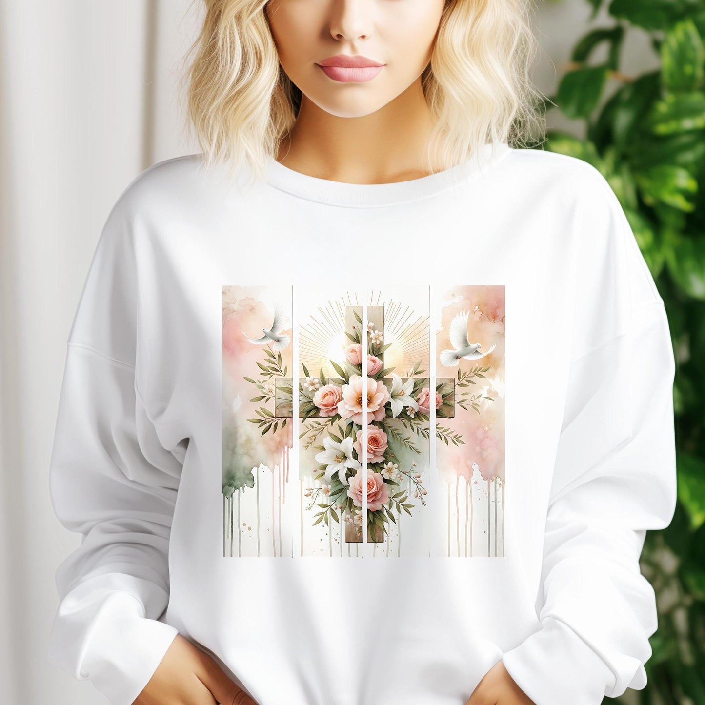 Christian Easter Sublimation Designs | Bible Verse Png | He Is Risen Png | Easter Shirt Png | Boho Wildflower Png | Digital Download