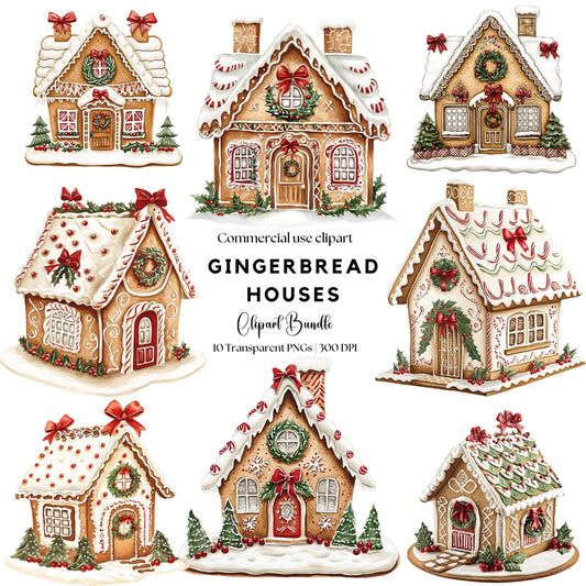 Christmas Gingerbread House Clipart