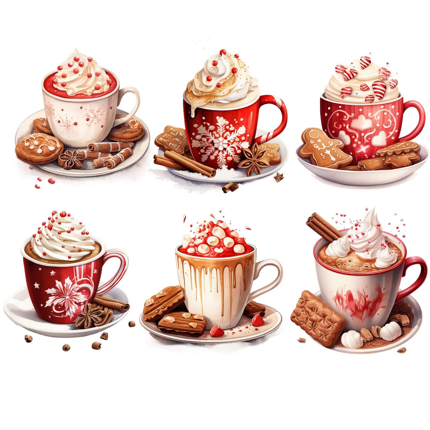 Christmas Hot Chocolate Clipart
