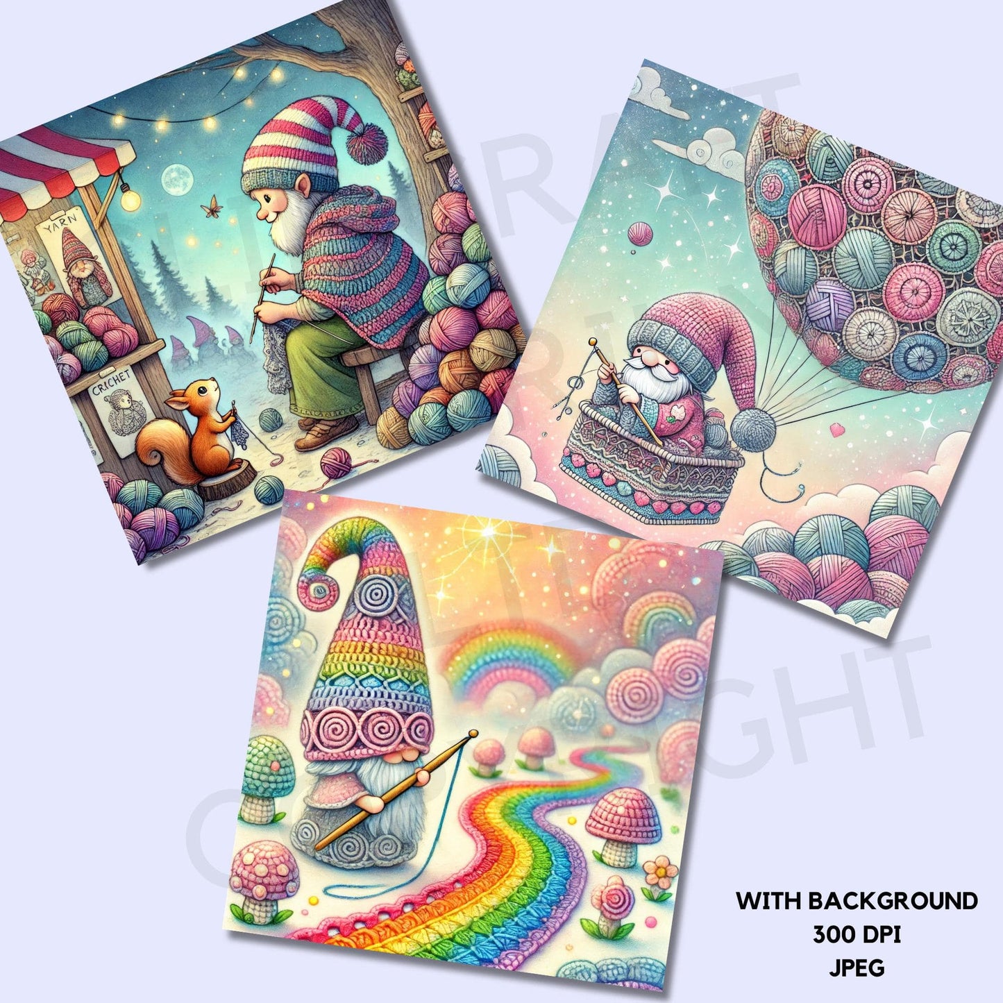 Crochet Gnome JPEGs
