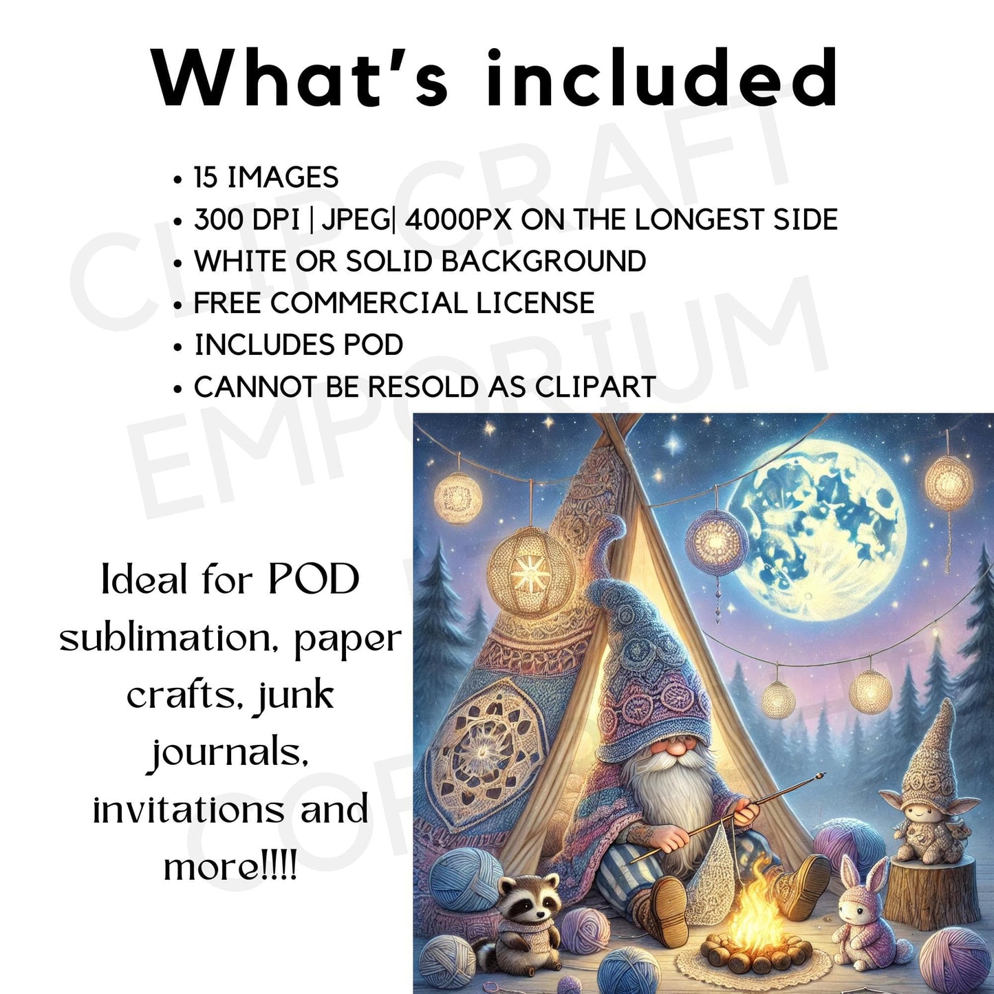 Crochet Gnome JPEGs