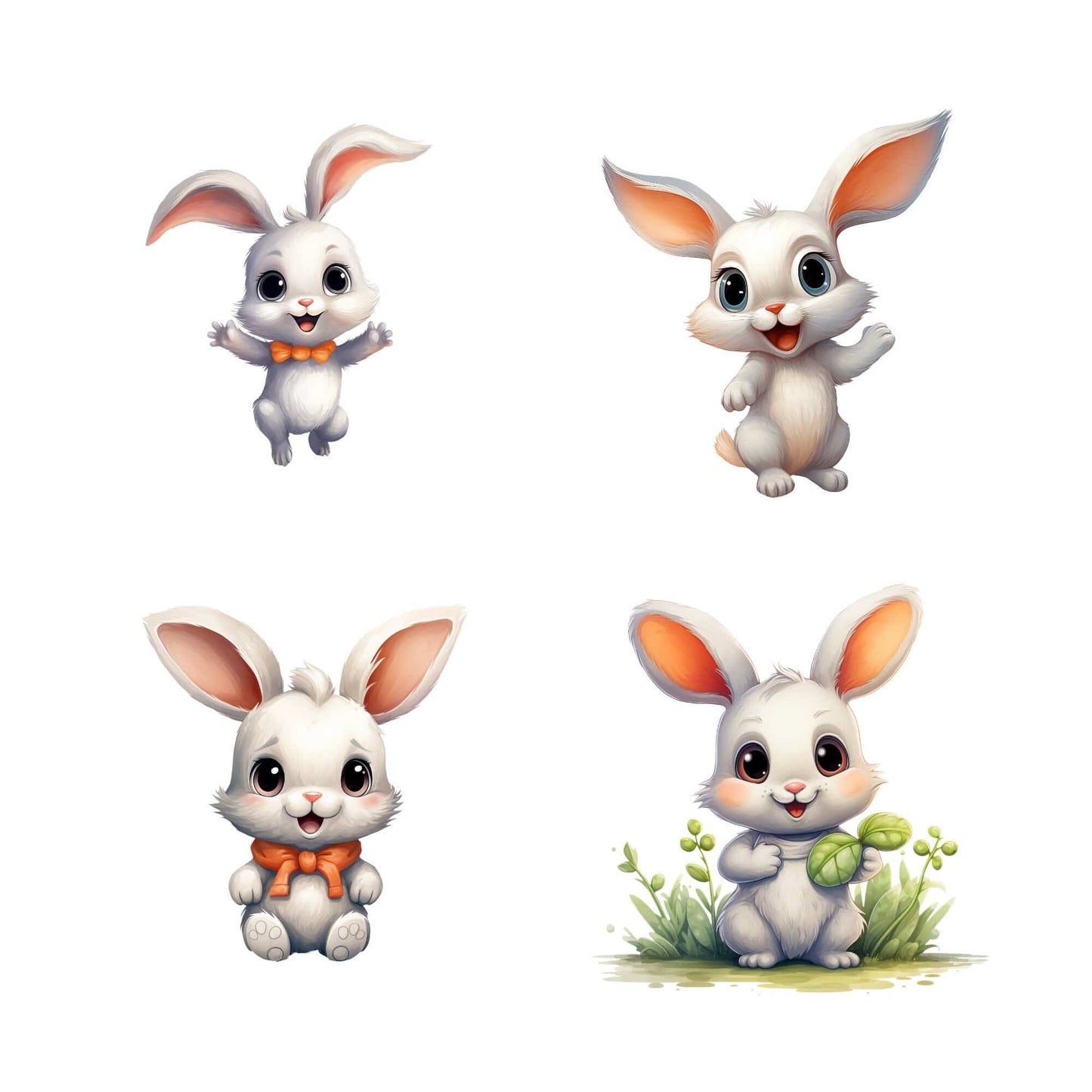 Cute bunny clipart