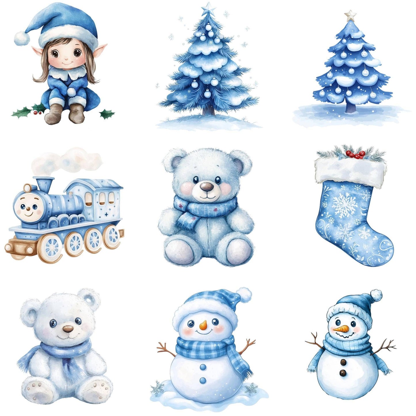 Cute Christmas Character Clipart