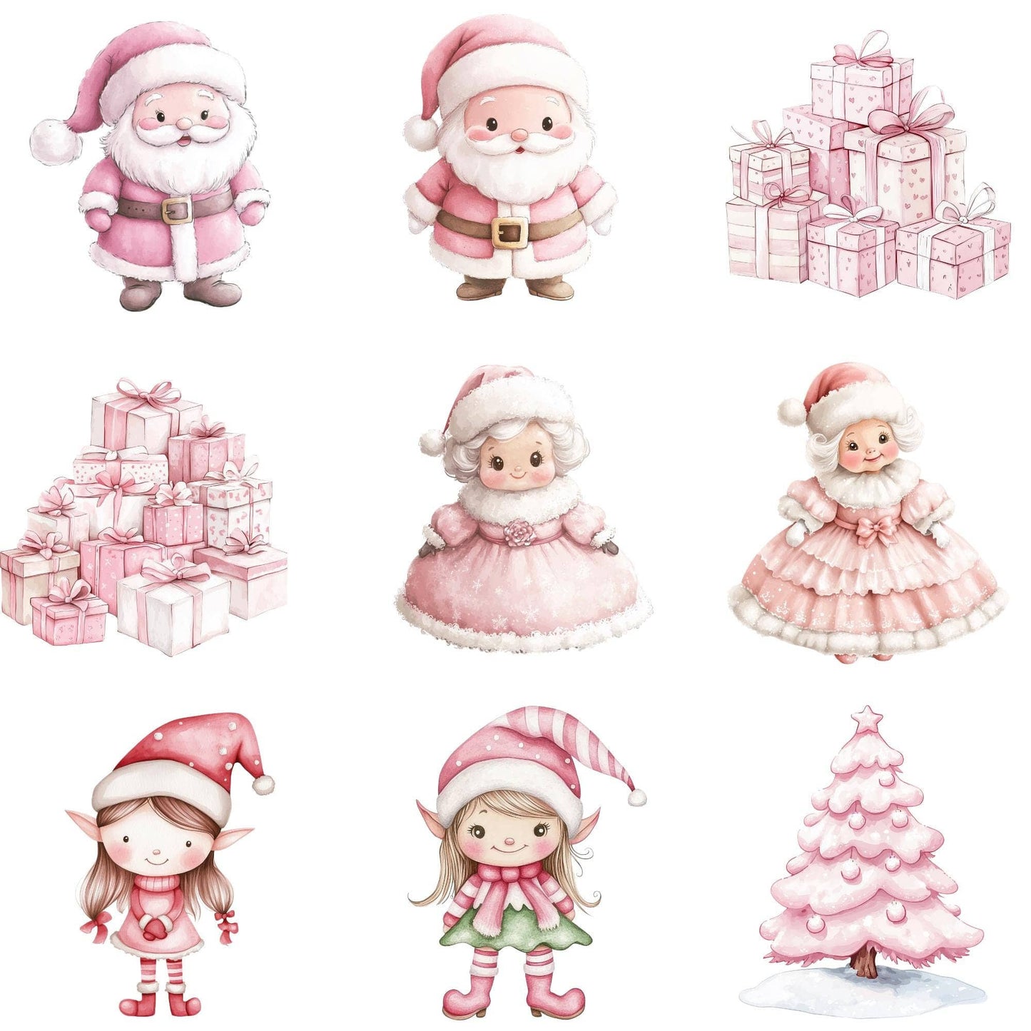 Cute Christmas Character Clipart