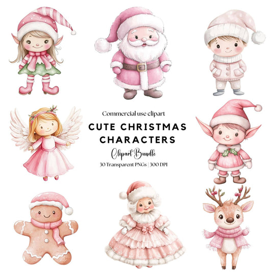 Cute Christmas Character Clipart