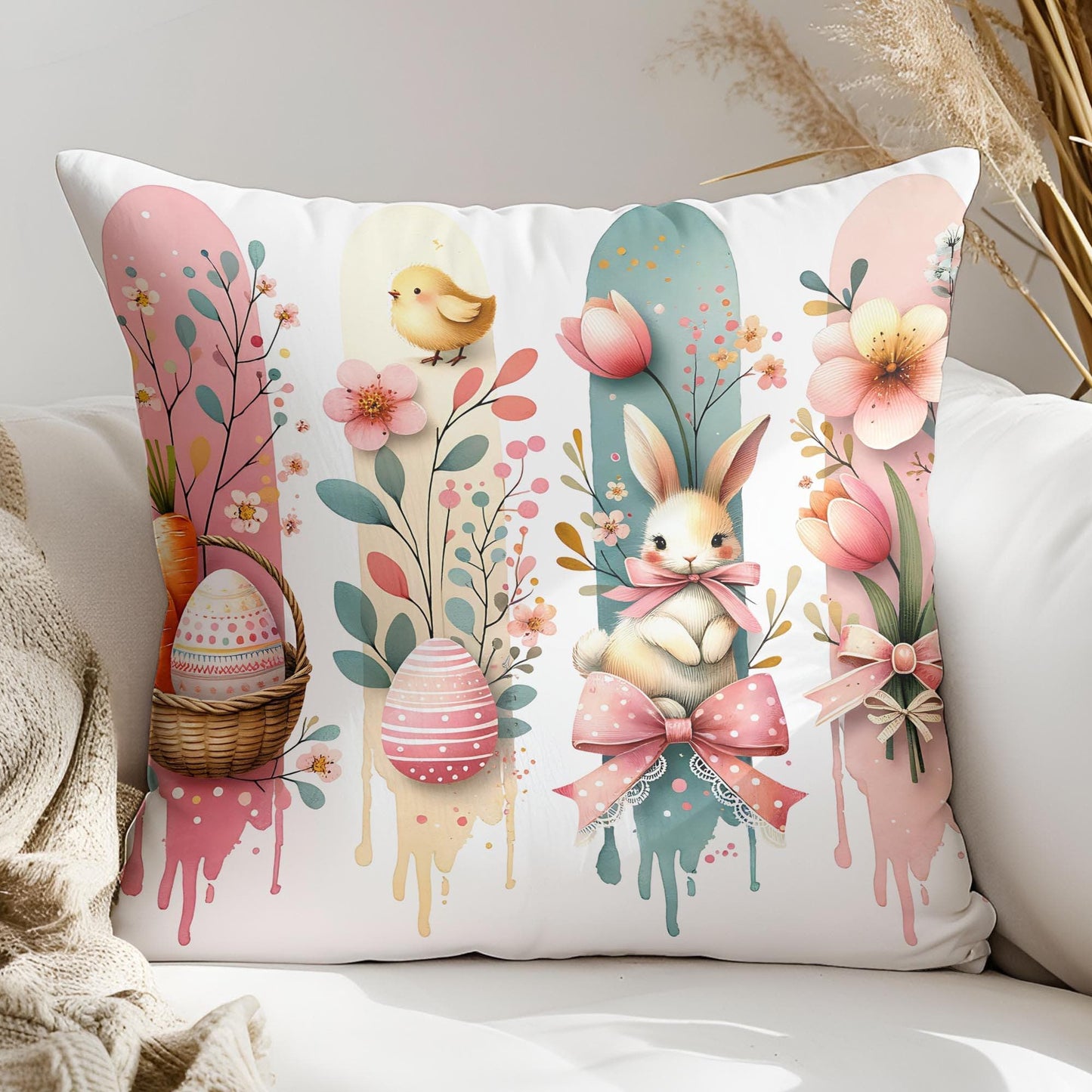 Cute Easter Brushstroke PNG