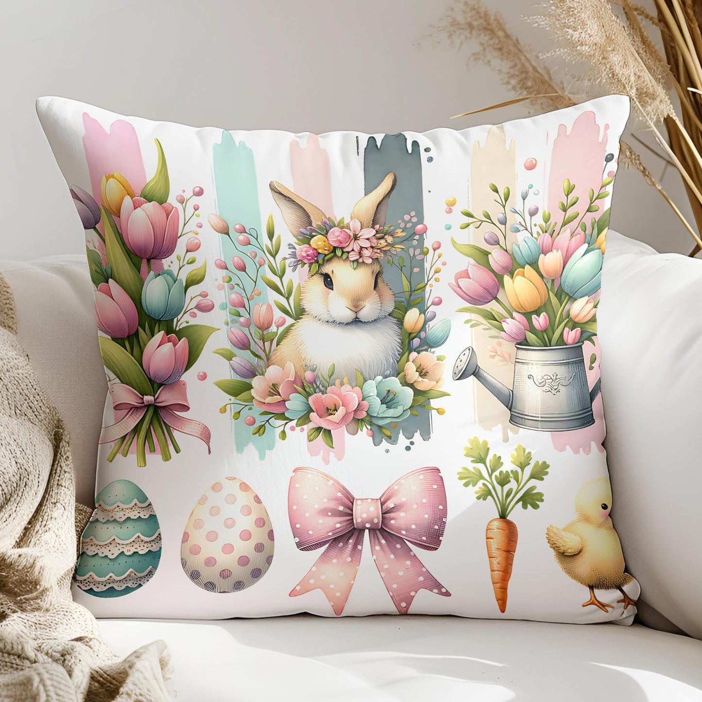 Cute Easter Brushstroke PNG