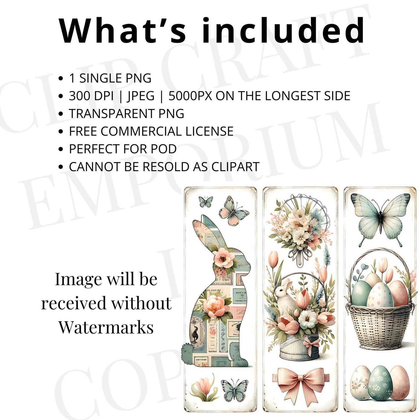 Cute Easter Brushstroke PNG