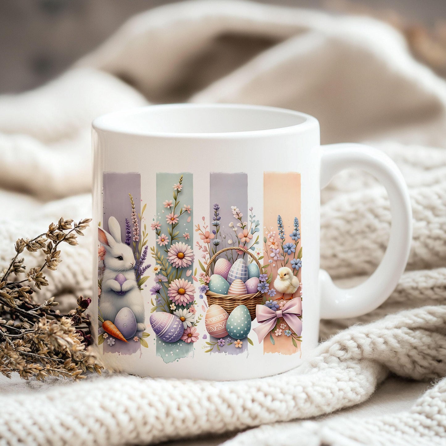 Cute Easter Brushstroke PNG