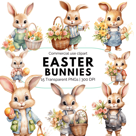 Cute Easter Bunny Clipart