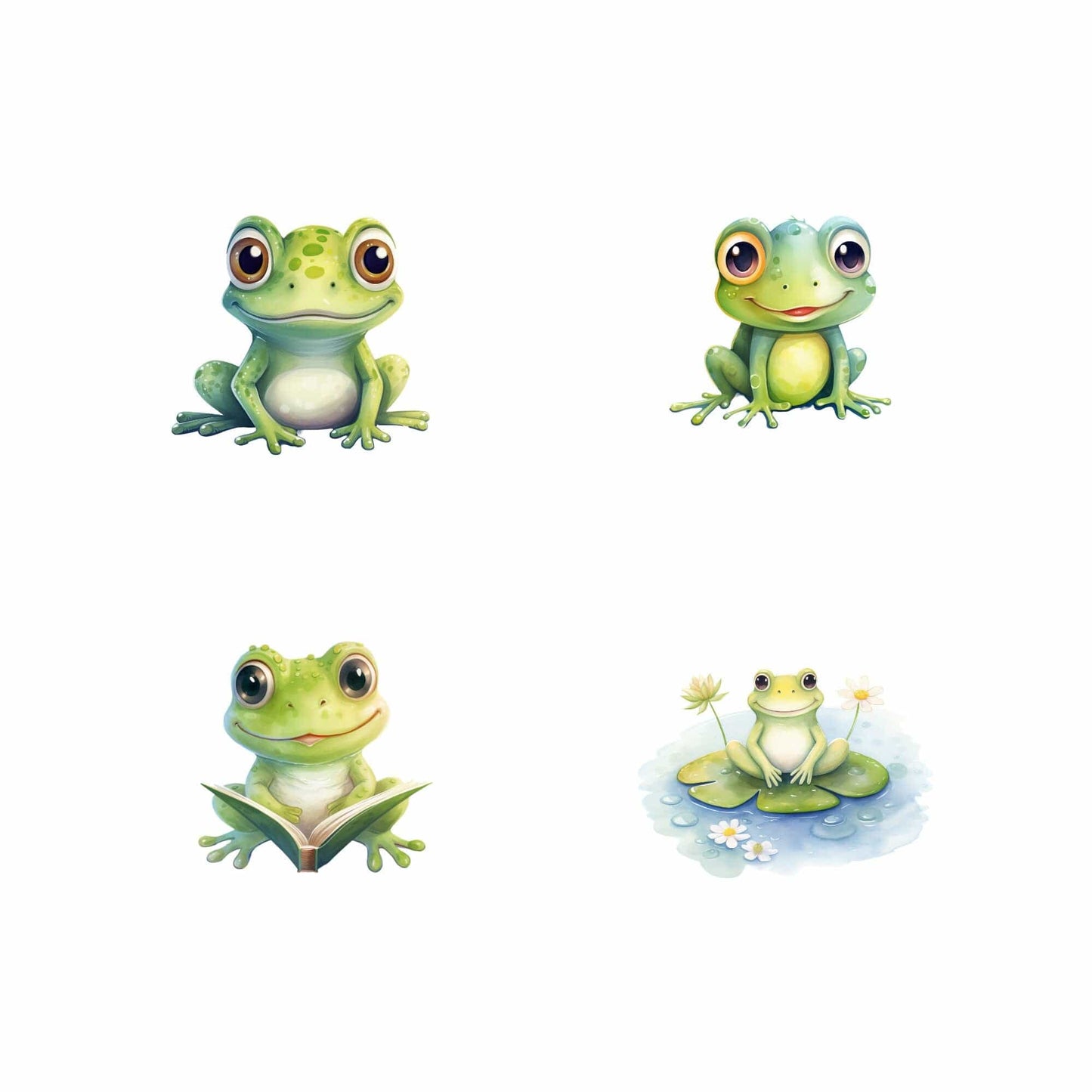 Cute Frog Clipart