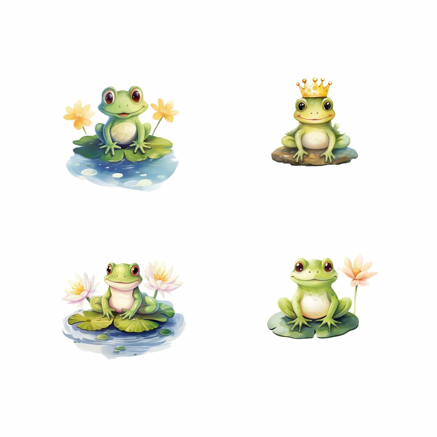 Cute Frog Clipart