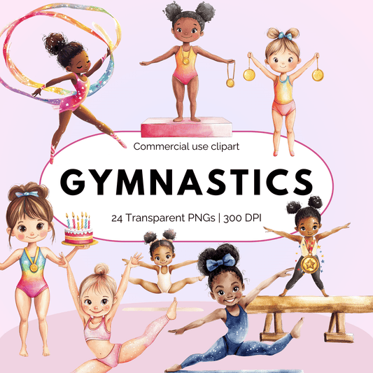 Cute Gymnastics Clipart