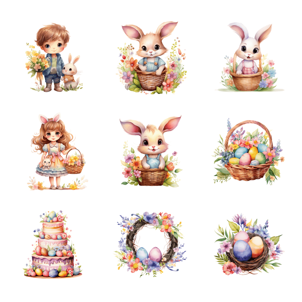Cute Happy Easter Clipart