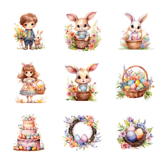 Cute Happy Easter Clipart