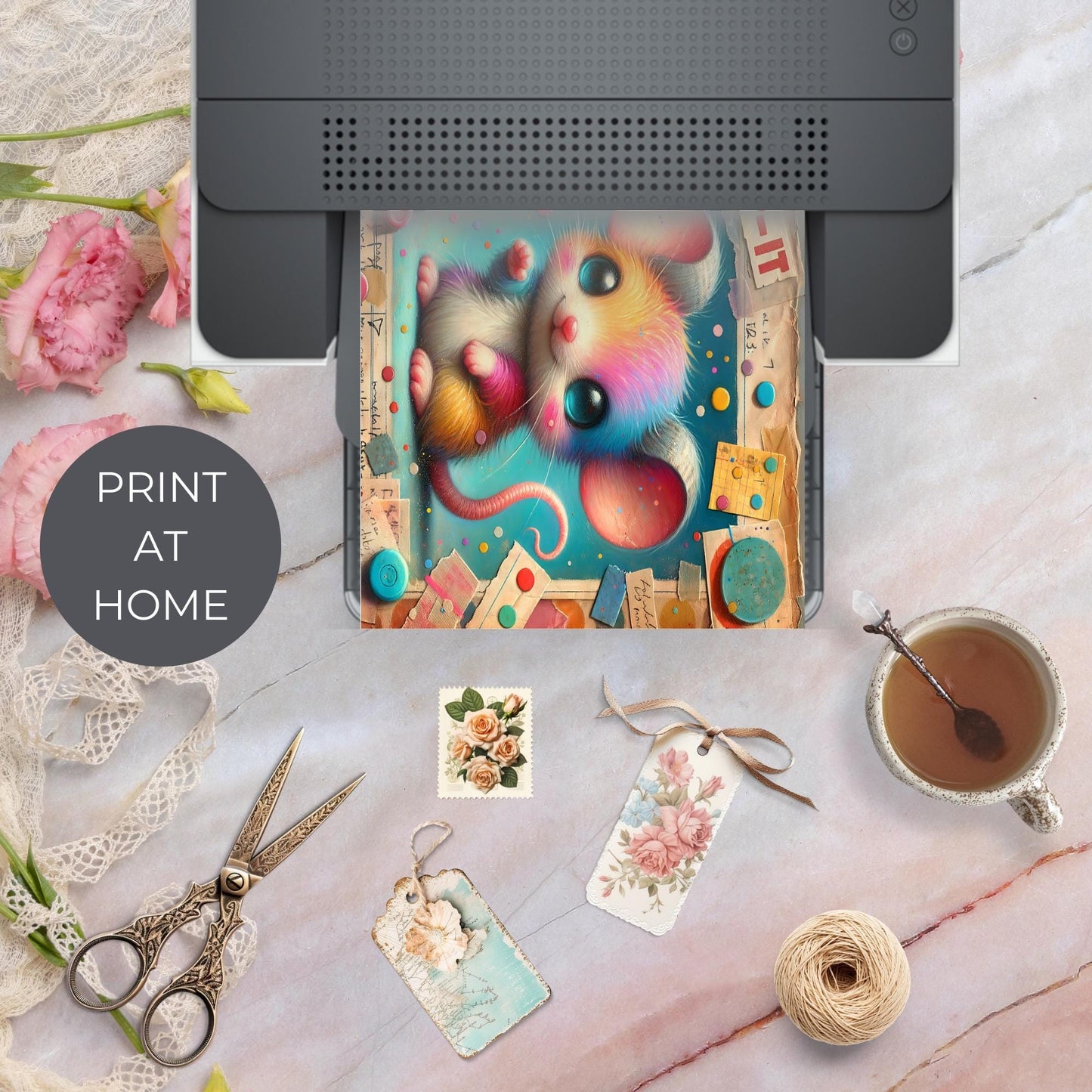 Cute Kids Junk Journal Paper