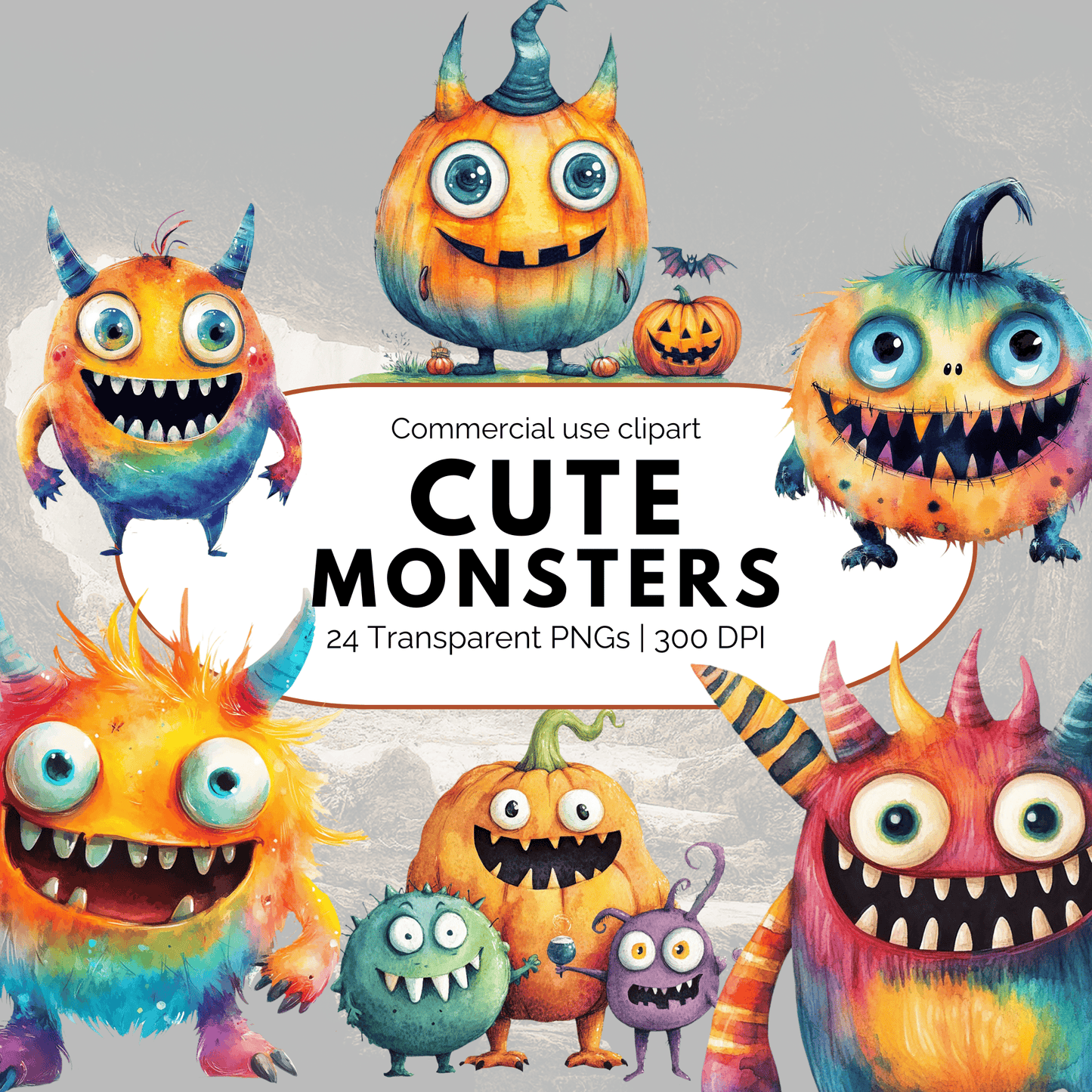 Cute Monster Clipart