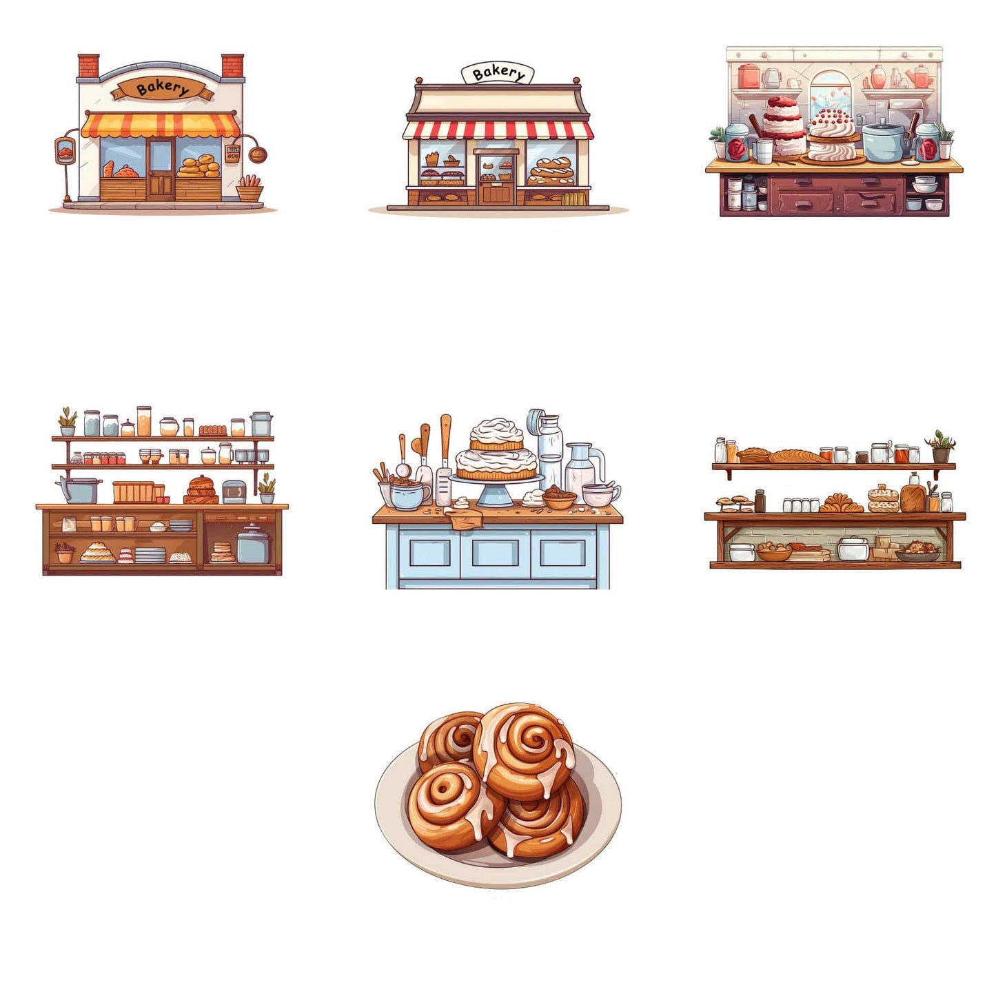 Cute Pastry Chef Clipart