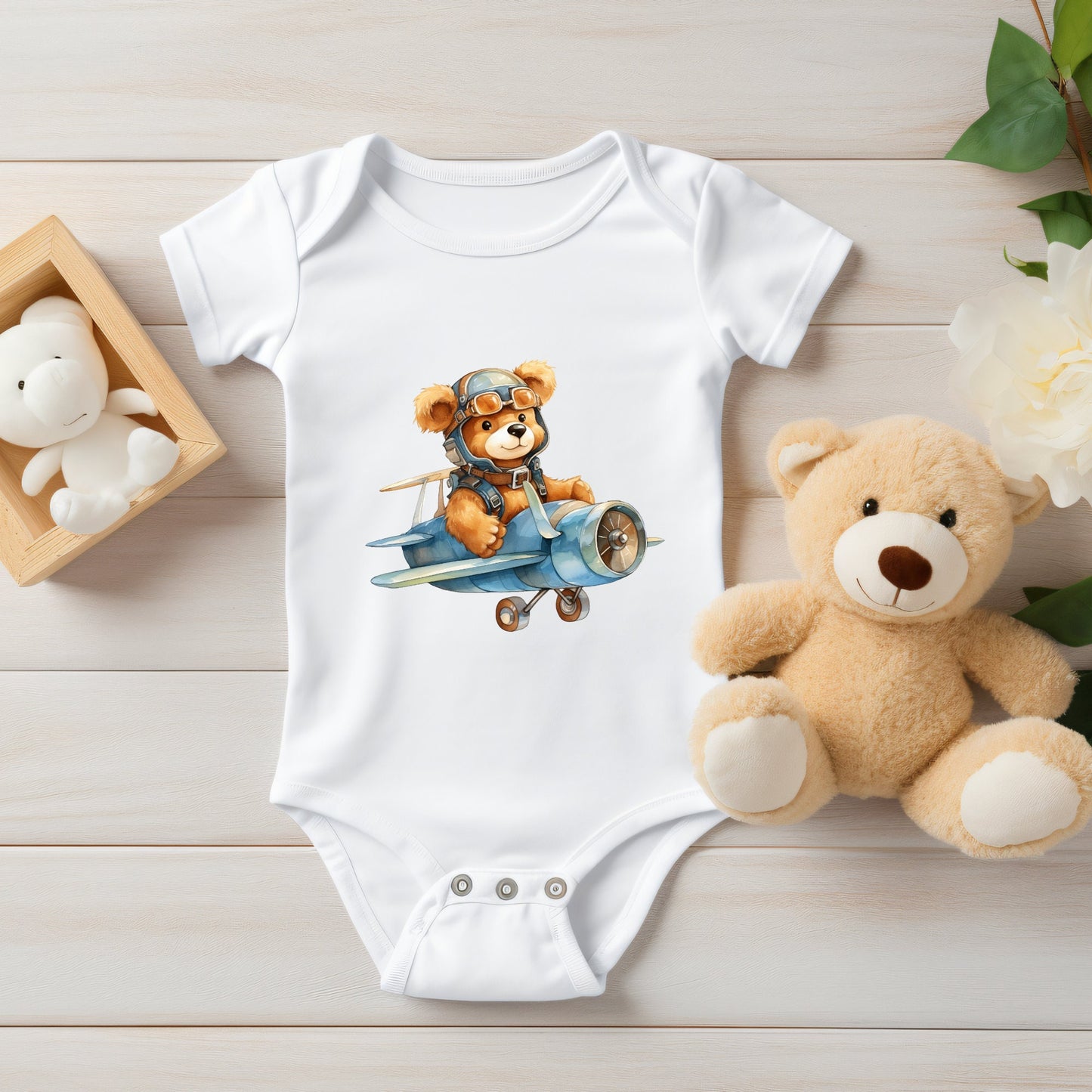 Clipart de oso de peluche volando