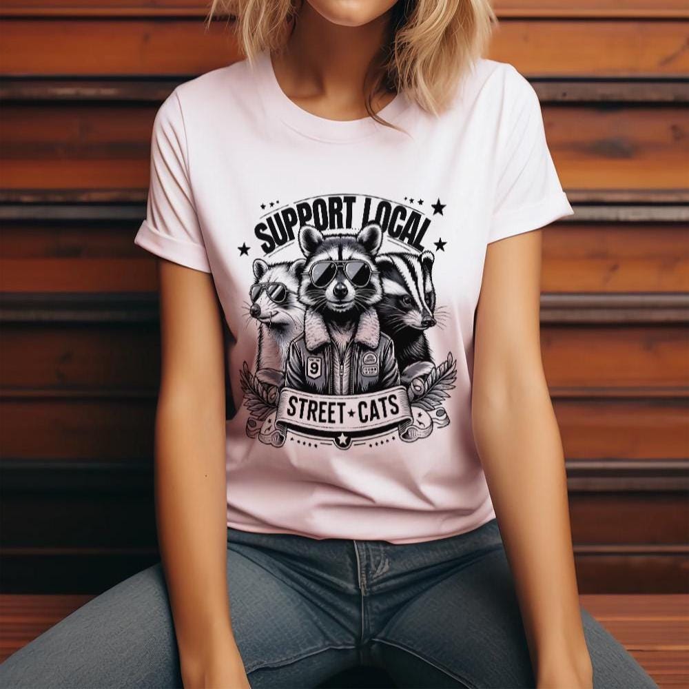 Support Your Local Street Cats PNG