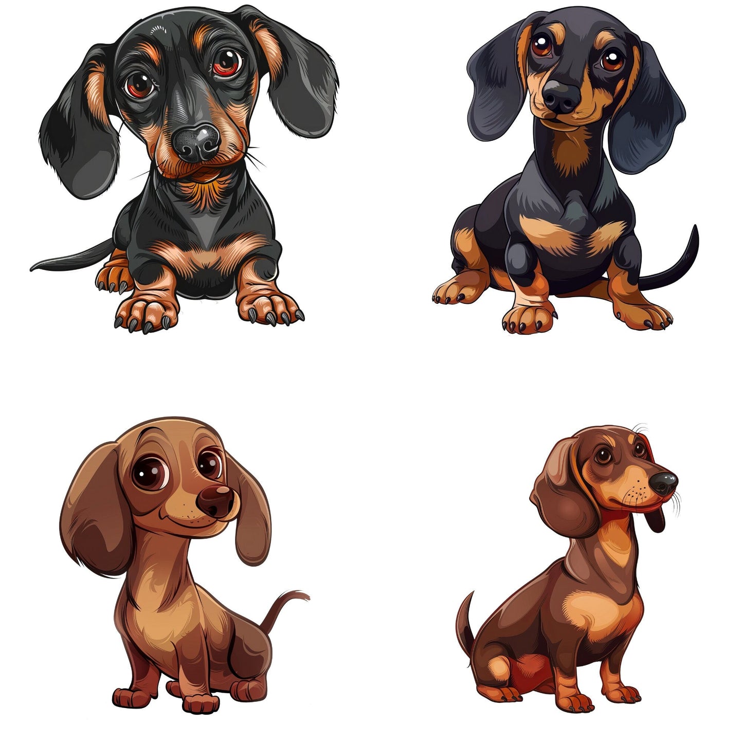 Dachshund Dog Clipart
