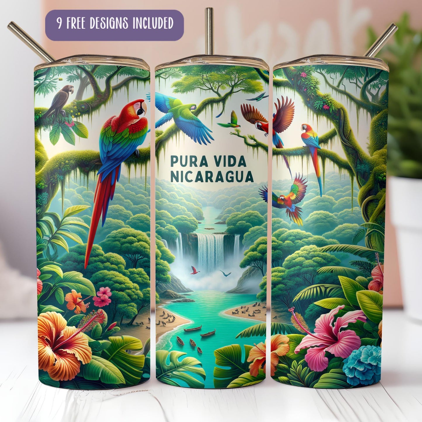 a can of pura vida nicaragua on a table