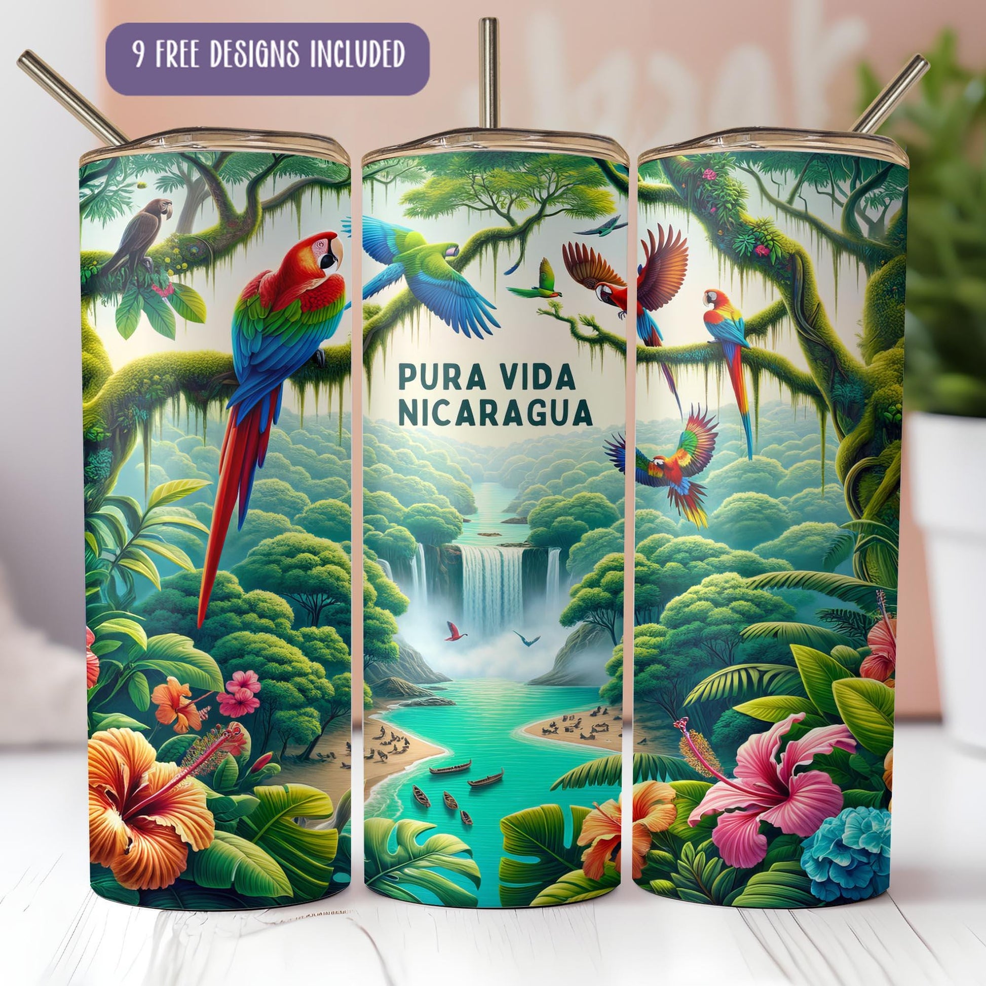 a can of pura vida nicaragua on a table