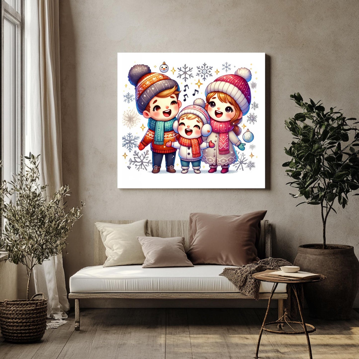 6 Christmas Caroler Clipart